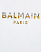 Футболка с лого, белая Balmain | Фото 3