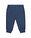 Синие спортивные брюки со стегаными вставками Burberry | Фото 2
