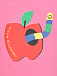 Розовая толстовка с принтом &quot;яблоко&quot; Stella McCartney | Фото 3
