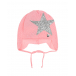Розовая шапка со звездой из пайеток Il Trenino | Фото 1