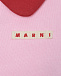 Розовый свитшот с красным воротником MARNI | Фото 4