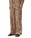 Бежевые брюки с леопардовым принтом Dan Maralex | Фото 6