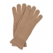 Коричневые кашемировые перчатки Panicale | Фото 1