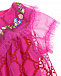 Платье цвета фуксии с логотипом GUCCI | Фото 4