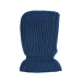 Синяя шапка-шлем из шерсти Il Trenino | Фото 1