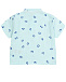 Рубашка с принтом &quot;смайлы&quot;, голубая Molo | Фото 2