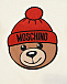 Кремовый джемпер Winter Teddy Bear Moschino | Фото 3
