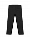 Черные брюки с поясом на кулиске Aletta | Фото 2