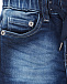 Синие джинсы с поясом на шнурке Molo | Фото 3