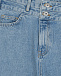 Голубые джинсы с асимметричным поясом Les Coyotes de Paris | Фото 5