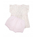 Комплект: платье и шорты, белый/розовый IL Gufo | Фото 1