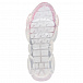 Розовые кроссовки со сплошным лого Moschino | Фото 5
