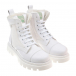 Белые кожаные ботинки с меховой подкладкой Rondinella | Фото 1