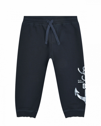 Спортивные брюки с принтом &quot;якорь&quot; Dolce&Gabbana | Фото 1