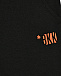 Бермуды с оранжевым логотипом, черные Bikkembergs | Фото 3