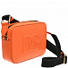 Оранжевая сумка с лого в тон, 16x12x5 см Dolce&Gabbana | Фото 2