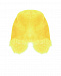 Желтая меховая шапка-ушанка Рина Поплавская | Фото 5