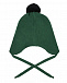 Зеленая шапка с нашивкой &quot;заяц&quot; Chobi | Фото 2