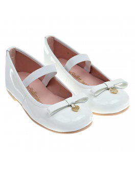 Белые туфли с бантом Pretty Ballerinas Белый, арт. 46.947 BLANCO | Фото 1