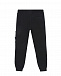 Черные спортивные брюки с карманом-карго  | Фото 2