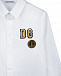 Белая рубашка с нашивкой DG Dolce&Gabbana | Фото 6