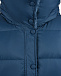 Синяя куртка средней длины Yves Salomon | Фото 11