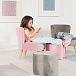 Детское велюровое кресло Lil Sofa, розовый Roba | Фото 4