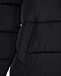 Черное стеганое пальто с капюшоном MSGM | Фото 6