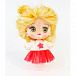 Кукла МИНИ рыжая в ободке с ушками, кастом., 8,5 см Carolon | Фото 3