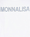 Белая футболка с лого из стразов Monnalisa | Фото 3