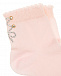 Розовые носки с шнуровкой из страз La Perla | Фото 2
