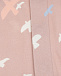 Розовый комбинезон с принтом &quot;птицы&quot; на магнитной застежке  | Фото 4