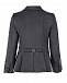 Серый приталенный пиджак с баской Aletta | Фото 3