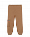 Коричневые брюки из габардина GUCCI | Фото 3