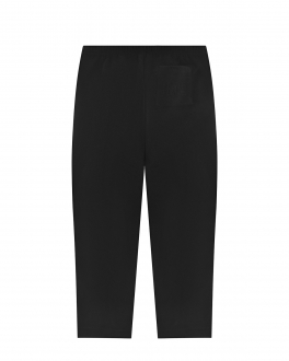 Черные флисовые брюки Poivre Blanc Черный, арт. W21-1520-BBUX BLAK BLACK | Фото 2