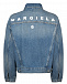 Голубая джинсовая куртка с лого на спине MM6 Maison Margiela | Фото 2