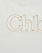 Топ золотое лого на груди Chloe | Фото 3