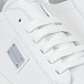 Белые кеды с металлическим лого Dolce&Gabbana | Фото 6