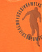 Оранжевая футболка с лого Bikkembergs | Фото 3