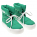 Зеленые дутые ботинки MSGM | Фото 1