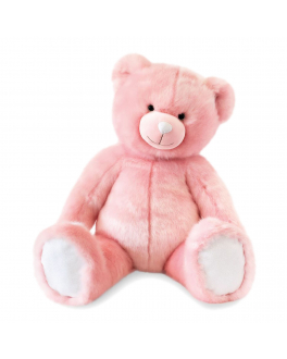 Мягкая игрушка Медведь la peluche, 80 см, розовый Doudou et Compagnie 22 , арт. DC3459 | Фото 1