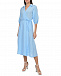 Голубое платье с рукавами 3/4 120% Lino | Фото 2