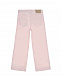 Розовые брюки с вышивкой &quot;розы&quot; Monnalisa | Фото 2