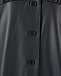 Черное платье из экокожи с глубоким вырезом Philosophy Di Lorenzo Serafini | Фото 8