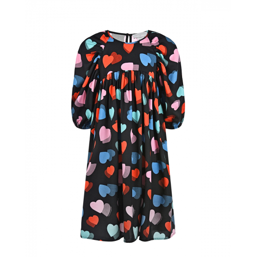 Платье с принтом &quot;сердца&quot; Stella McCartney | Фото 1