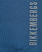 Спортивные брюки с белым лого, голубые Bikkembergs | Фото 3