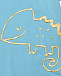 Голубая футболка с принтом &quot;хамелеон&quot; Sanetta Kidswear | Фото 3