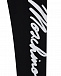 Черные леггинсы с логотипом Moschino | Фото 3