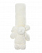 Белый шарф из меха с декором &quot;Кролик&quot; 22х10 см. Yves Salomon | Фото 2