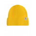 Желтая шапка с отворотом MaxiMo | Фото 1